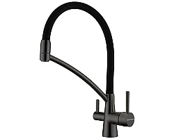 Смеситель для кухни с подключением к фильтру Paulmark Siegen SI213111-GM