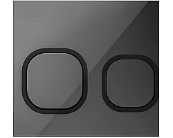 Кнопка смыва IDDIS Uniglass UNG01GBi77 для инсталляции, черный