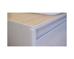 Столешница белый\/шатанэ 79,3 см без отверстий Velvex Klaufs StKLA.80.MH-216.617