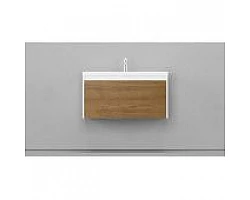 Тумба белый матовый\/шатанэ 88,3 см Velvex Klaufs tpKLA.90.1Y.NEW-617.216