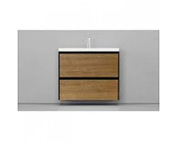 Тумба черный матовый\/шатанэ 88,3 см Velvex Klaufs tpKLA.90.2Y.NEW-617.217