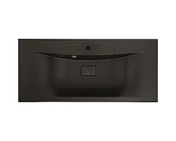 Раковина 100x44,7 см Art&Max Bianchi AM-LAV-1000-MR-FP-Nero