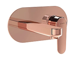 Смеситель для раковины VitrA Root Round A4272126EXP встраиваемый, без донного клапана, медь