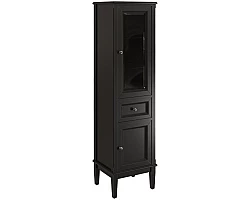 Пенал Caprigo Jardin 10450R-B032 напольный R, черный матовый