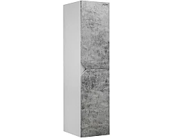 Пенал подвесной бетон\/белый глянец L\/R Grossman Инлайн 303505