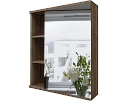 Зеркальный шкаф 60x70 см темный дуб Grossman Форта 2060032