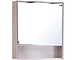 Зеркальный шкаф 60x68 см ясень таормина R Onika Натали 206061