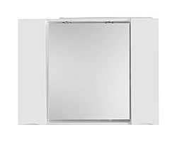 Зеркальный шкаф 100x75 см Bianco Lucido BelBagno Marino MARINO-SPC-1000\/750-2A-BL-P