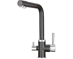 Смеситель для кухни с подключением к фильтру Point черный PN3103B