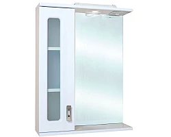 Зеркальный шкаф Onika Кристалл 58 L 205817 с подсветкой