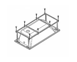Каркас для ванны Santek Каледония 170х75 1WH302392