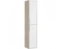 Пенал подвесной белый глянец\/ясень фабрик Акватон Рико 1A216603RIB90