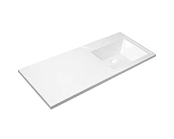 Раковина Aquanet Эстет Даллас 110 R ФР-00001668 с местом под стиральную машину Белая