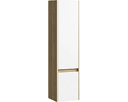 Пенал Aqwella City SIT0535DB подвесной L\/R, дуб балтийский\/белый глянец