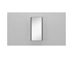 Зеркальный шкаф 40x80 см черный матовый Velvex Klaufs zsKLA.40-217