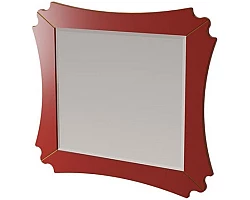 Зеркало 98x85,9 см красный матовый Caprigo Bourget 11031-B014