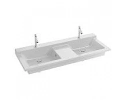 Подвесная раковина-столешница с отверстиями для смесителей 140 см Jacob Delafon Soprano EXJ112-00