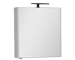 Зеркальный шкаф 70x75 см белый Aquanet Латина 00179997