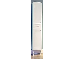 Пенал Marka One Cheri У73546 напольный L, белый глянец