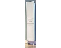 Пенал Marka One Cheri У69416 напольный R, белый глянец