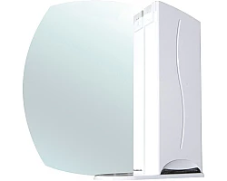 Зеркальный шкаф 66,5x82 см белый глянец R Bellezza Глория 4619510001016