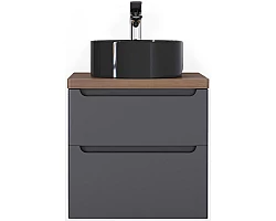 Тумба серый матовый 59,5 см Jorno Wood Wood.01.60\/P\/GR