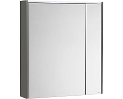 Зеркальный шкаф 70x78 см белый глянец\/антрацит Roca Ronda ZRU9302969