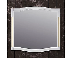 Зеркало 98x90 см белый золотая патина Opadiris Лаура Z0000007091