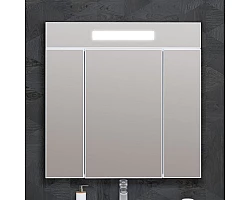 Зеркальный шкаф 75x80 см белый Opadiris Фреш Z0000010398
