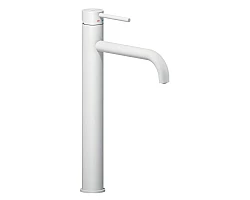 Смеситель для раковины Nobili Live LV00128WM без донного клапана, белый матовый