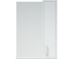 Зеркальный шкаф 50x70 см белый глянец\/белый матовый R Corozo Колор SD-00000683