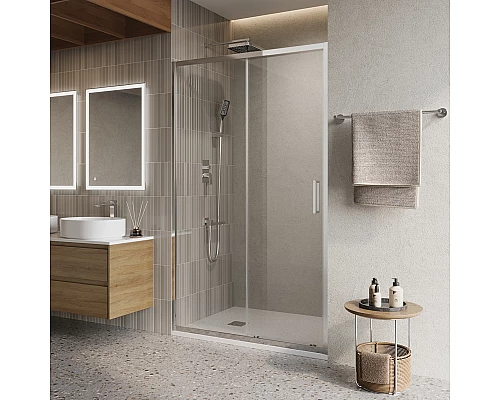 Душевая дверь в нишу BelBagno LUCE-BF-1-120-C-Cr