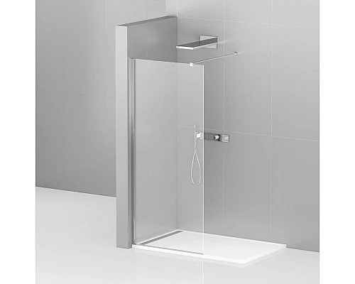 Душевая перегородка CEZARES LIBERTA-L-1-125-120-C-Cr кронштейн 120см