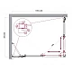 Душевой уголок BelBagno LUCE-AH-21-120/90-C-Cr