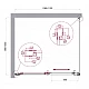 Душевой уголок BelBagno LUCE-AH-1-110/100-C-Cr