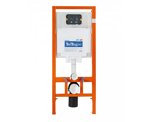 Инсталляция для подвесного унитаза с кнопкой PROSPERO BelBagno BB002-80/BB007-PR-NERO.M