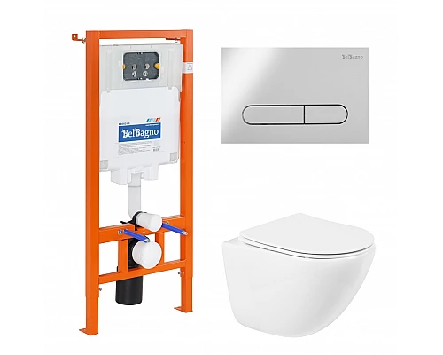 Комплект 4 в 1 BelBagno BB051CHR/BB051SC/BB002-80/BB005-PR-CHROME