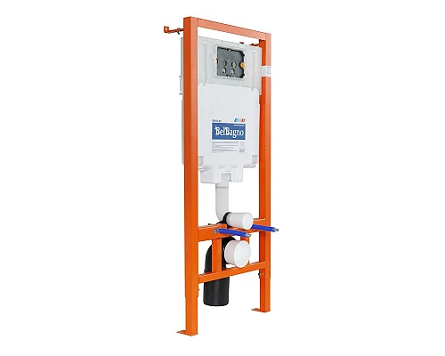 Инсталляция для подвесного унитаза с кнопкой MARMI BelBagno BB002-80/BB012-MR-NERO.M