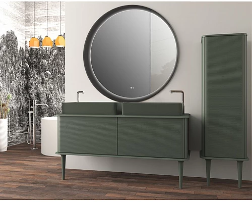 Колонна подвесная с дверью, реверсивная CEZARES IDRA 55818 Verde opaco