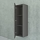 Колонна подвесная с одной распашной дверцей, реверсивная 35x43x130 CEZARES 55237 Grigio nuvola