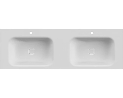 Консольная раковина из литьевого мрамора двойная CEZARES TITAN-1600-2-LVB-SOSPESO