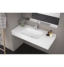 Консольная раковина из литьевого мрамора CEZARES TITAN-1200-LVB-SOSPESO