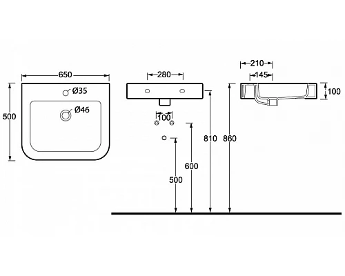 Раковина BelBagno ALISE
