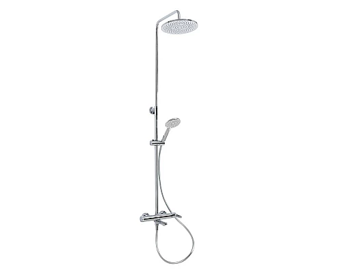 Душевая стойка со смесителем, изливом, верхним и ручным душем CEZARES LUX-CVD-01