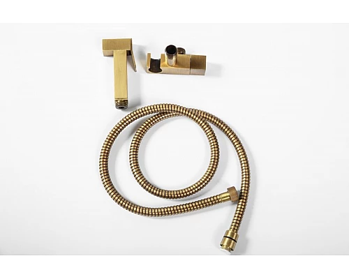 Гигиенический душ с гибким шлангом 120см держателем и запорным вентилем CEZARES CZR-L-DIF-02