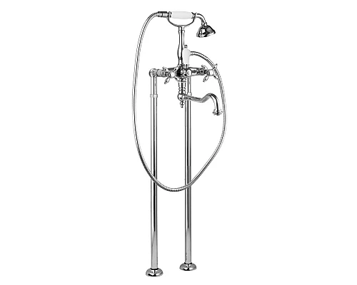 Напольный смеситель для ванны с поворотным изливом CEZARES NOSTALGIA-VDP2-01-Bi