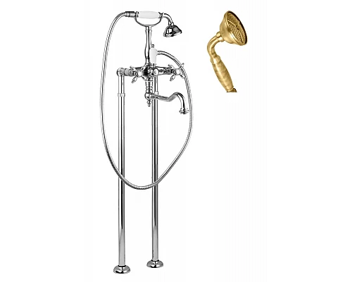Напольный смеситель для ванны с поворотным изливом CEZARES NOSTALGIA-VDP2-02-M