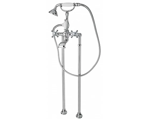 Напольный смеситель для ванны с ручным душем, шлангом 150 см CEZARES GOLF-VDP-01-Bi