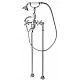 Напольный смеситель для ванны с ручным душем, шлангом 150 см CEZARES GOLF-VDP-01-Bi