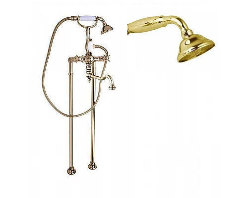 Напольный смеситель для ванны с поворотным изливом CEZARES LORD-VDP2-03/24-M